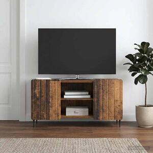 TV szekrény 102 x 34,5 x 52 cm Antik Fa Szerelt Fa