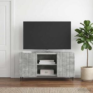 TV szekrény 102 x 34,5 x 52 cm Betonszürke Szerelt Fa