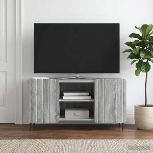 TV szekrény 102 x 34,5 x 52 cm Szürke Sonoma Szerelt Fa