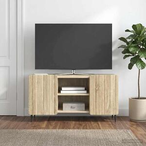 TV szekrény 102 x 34,5 x 52 cm Sonoma Tölgy Szerelt Fa