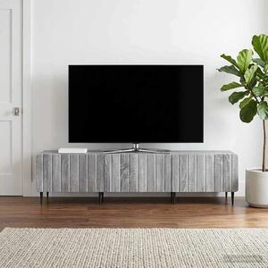 TV szekrény fiókkal Szürke Sonoma 147 x 34,5 x 32 cm Szerelt Fa