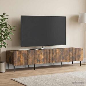 TV szekrény fiókkal Füstös Tölgy 147 x 34,5 x 32 cm Szerelt Fa