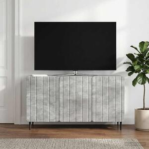 TV szekrény 99 x 34,5 x 52 cm Betonszürke Szerelt Fa