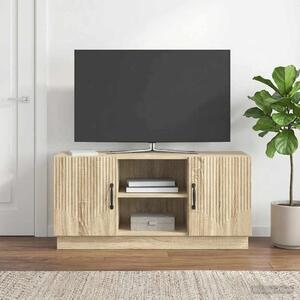 TV szekrény 102 x 34,5 x 47 cm Sonoma Tölgy Szerelt Fa