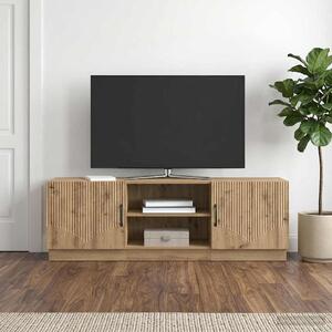 TV szekrény 150 x 31 x 47 cm Kézműves Tölgy Szerelt Fa