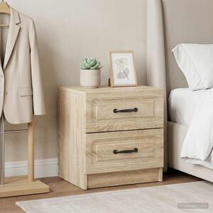 Éjjeliszekrény 2 db Sonoma Tölgy 43 x 34,5 x 44,5 cm Szerelt Fa
