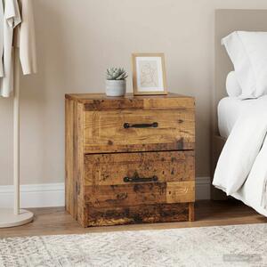 Éjjeliszekrény 2 db Antik Fa 43 x 34,5 x 44,5 cm Szerelt Fa