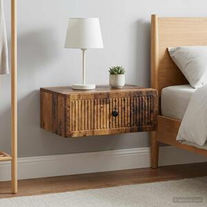 Éjjeliszekrény 2 db Antik Fa 49 x 34,5 x 20 cm Szerelt Fa