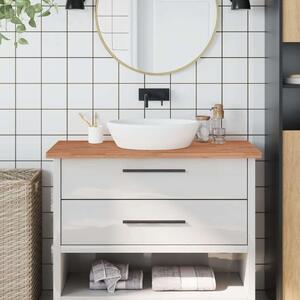 VidaXL tömör bükkfa fürdőszobai pult 100 x 50 x 2,5 cm