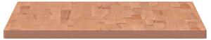 VidaXL tömör bükkfa fürdőszobai pult 100 x 60 x 2,5 cm
