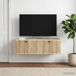 Fali TV szekrény Sonoma Tölgy 98 x 41 x 30 cm Szerelt Fa