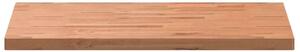 VidaXL tömör bükkfa fürdőszobai pult 100 x 60 x 4 cm