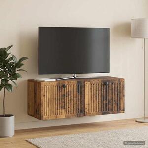 Fali TV szekrény Antik Fa 78,5 x 31 x 30 cm Szerelt Fa