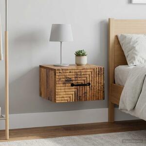 Fali éjjeli szekrény 2 db Antik Fa 34,5 x 33 x 20 cm Szerelt Fa