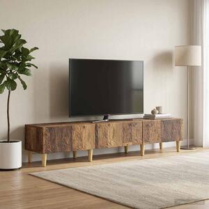 TV szekrény 147 x 34,5 x 30 cm Antik Fa Szerelt Fa
