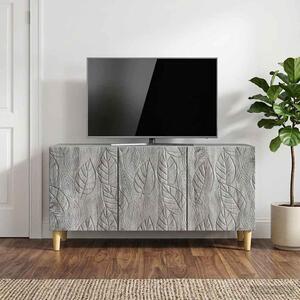 TV szekrény 99 x 34,5 x 50 cm Szürke Sonoma Szerelt Fa