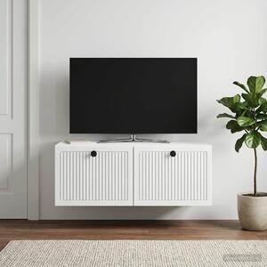 Fali TV szekrény Fehér 78,5 x 41 x 30 cm Szerelt Fa