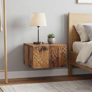 Fali éjjeli szekrény 2 db Antik Fa 49 x 34,5 x 20 cm Szerelt Fa