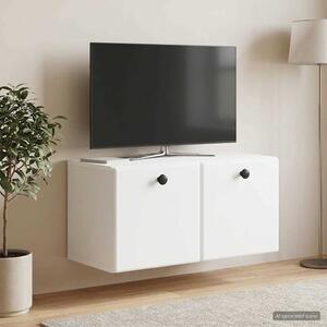 Fali TV szekrény 59,5 x 31 x 30 cm Fehér Szerelt Fa