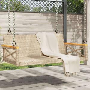 VidaXL bézs polyrattan hintapad 109 x 62 x 40 cm