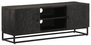VidaXL Mangófa TV-szekrény - Fekete - 110x30x40 cm