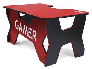Generic Confort Gamer2NR 200kg, fekete szegély, piros gamer asztal