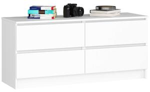 4 fiókos Komód P55_120 - fehér