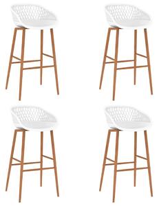 4 db fehér bárszék
