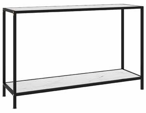 Fehér edzett üveg tálalóasztal 120 x 35 x 75 cm