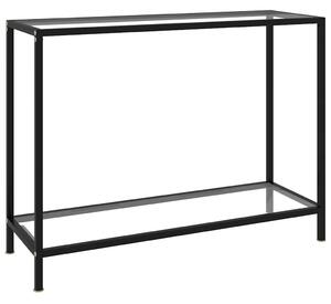 Átlátszó edzett üveg tálalóasztal 100 x 35 x 75 cm