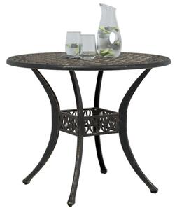 VidaXL Bronz Kerti Asztal - Ø90cm