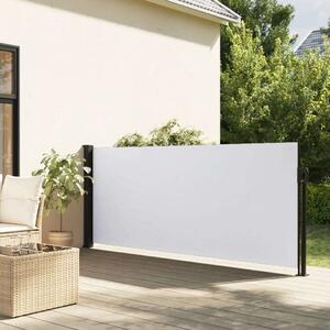 VidaXL fehér behúzható oldalsó napellenző 100 x 300 cm