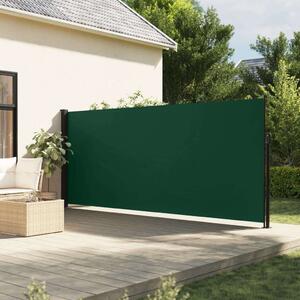 VidaXL Behúzható Napellenző - Sötétzöld - 160x600 cm