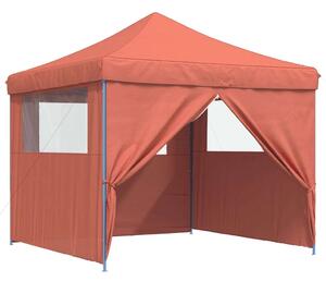 VidaXL Terrakotta Pop-up Rendezvénysátor - 292x292 cm