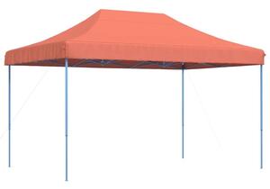 VidaXL Pop-up Rendezvénysátor 440x292x315 cm, Terrakotta
