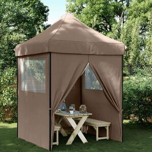 VidaXL Pop-up Rendezvénysátor - Barna - 2x2m