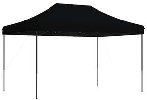 VidaXL Pop-up Rendezvénysátor 410x279x315 cm, Fekete