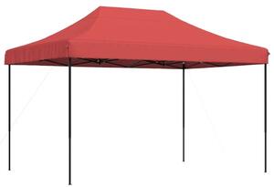 VidaXL Pop-up Rendezvénysátor 410x279x315 cm, Burgundi