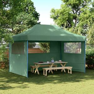 VidaXL Pop-up Rendezvénysátor - Zöld - 410x279 cm