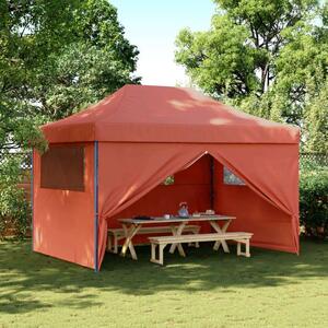 VidaXL Pop-up Rendezvénysátor - Terrakotta - 410x279x315cm