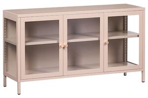 Vitrin NEWPORT Fém 115 cm Bézs