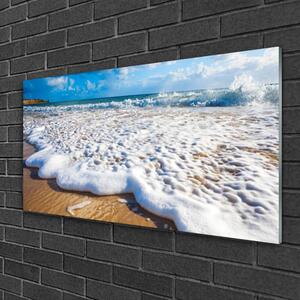 Üvegkép falra Beach Sea Sand Nature 100x50 cm