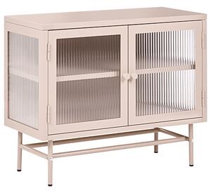 Vitrin DEVON Fém 77 cm Bézs