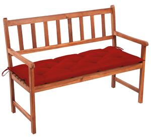 Tömör akácfa kerti pad párnával 120 cm