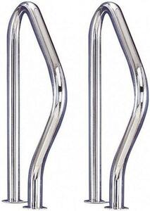 AISI 316 Rozsdamentes Acél Korlát - 795 x 490 mm - 2 db/csomag