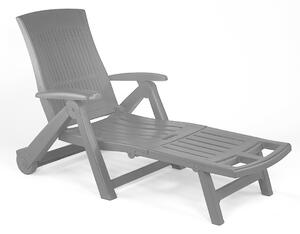ZIRCONE kerti nyugágy, 72×195×101 cm, antracit I.P.A.E-Progarden