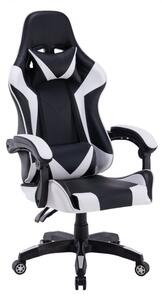 LEMBIT gamer szék - fekete / fehér