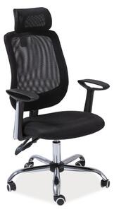 Q-118 Ergonomikus Hálós Forgószék Fekete Multiblock Funkcióval