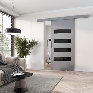 BARRET 6 beltéri tolóajtó - 106 cm, szürke