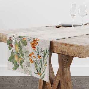 FRUTAS Gyümölcs mintás asztali futó 45x140 cm